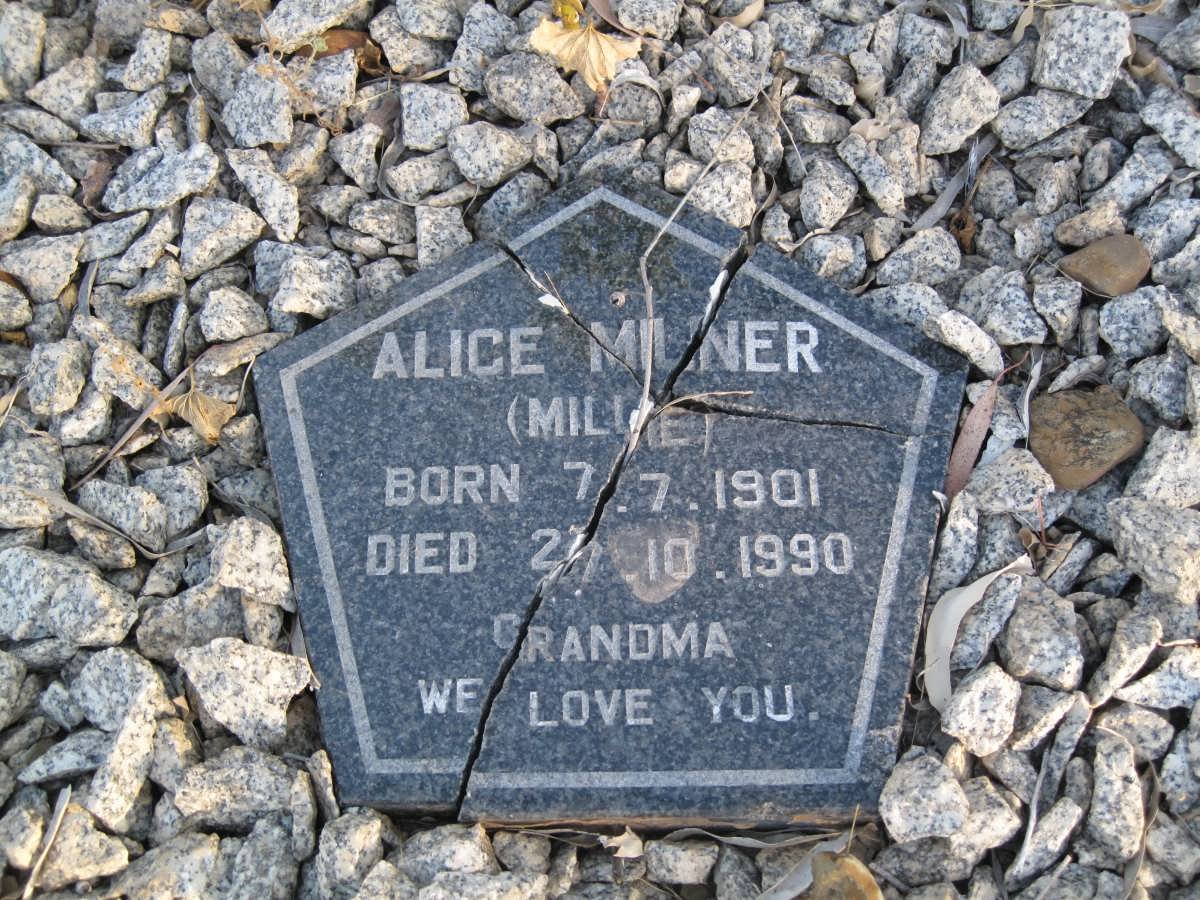 GREATHEAD Alice Milner 1901-1990