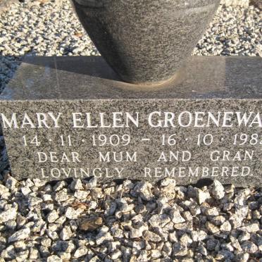 GROENEWALD Mary Ellen 1909-1982