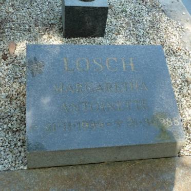 LOSCH Margaretha Antoinette 1939-1988