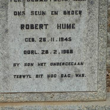 MURRAY Robert Hume 1945-1968