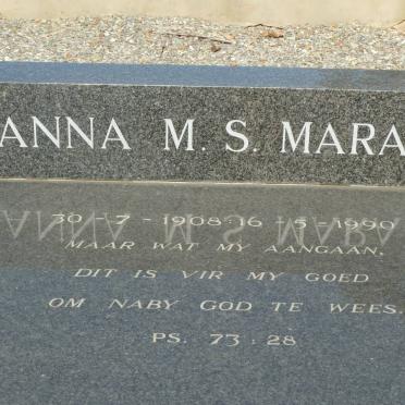 MARAIS P.J.B. 1894-1969 &amp; Anna M.S. 1908-1990 
