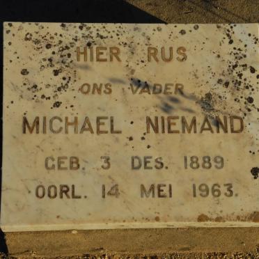 NIEMAND Michael 1889-1963