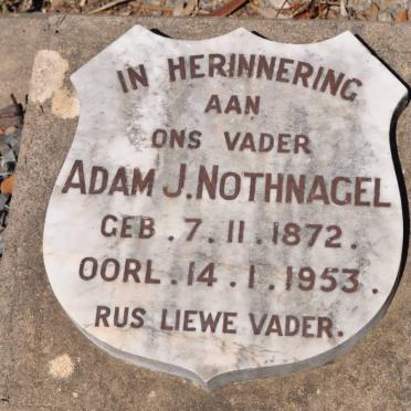 NOTHNAGEL Adam J. 1872-1953