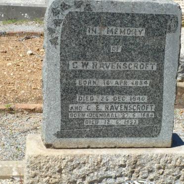 RAVENSCROFT C.W. 1884-1940 &amp; C.E. ODENDAAL 1884-1957