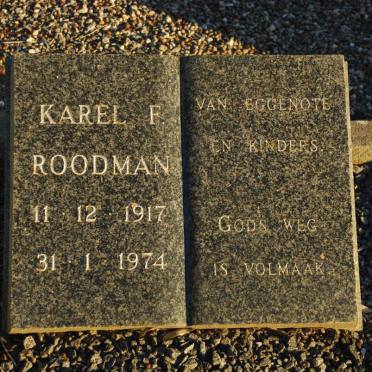 ROODMAN Karel F. 1917-1974