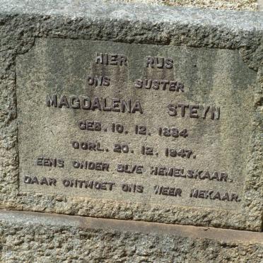 STEYN Magdalena 1884-1947
