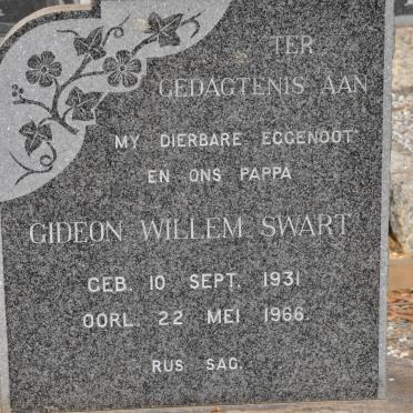 SWART Gideon Willem 1931-1966