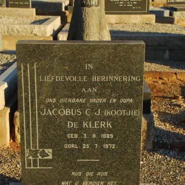 SWART Jacobus C.J., de 1889-1972