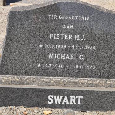 SWART Pieter H.J. 1909-1955 :: SWART Michael C. 1940-1973