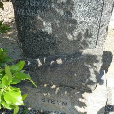 STEYN Hillegaard v. Zyl 1898-1956