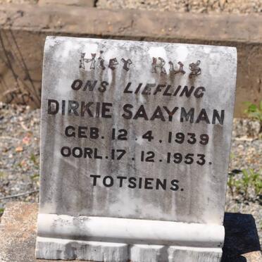 SAAYMAN Dirkie 1939-1953
