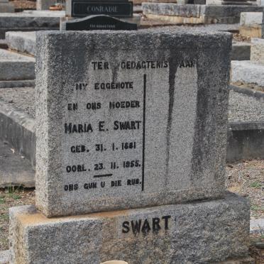 SWART Maria E. 1881-1955