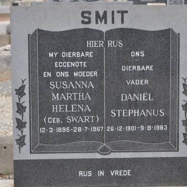 SMIT Daniël Stephanus 1901-1983 &amp; Susanna Martha Helena SWART 1895-1967