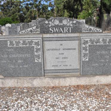SWART Coenraad Christoffel 1880-1961 &amp; Maria Dorathea SWART 1891-1939