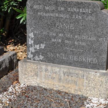 VUUREN S.P., van 1917-1963 &amp; Salomina Dorothea 1921-2006
