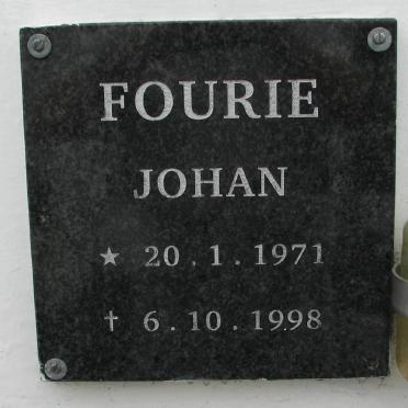FOURIE Johan 1971-1998