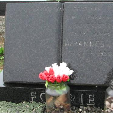 FOURIE Johannes 1936-1980