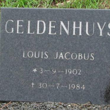 GELDENHUYS Louis Jacobus 1902-1984