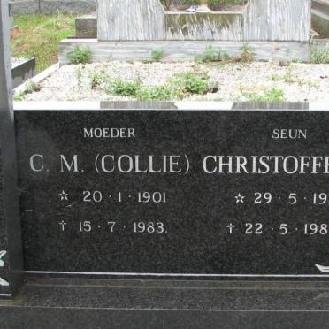 GUNTER Christoffel H. 1938-1980 :: GUNTER C.M. 1901-1983