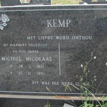 KEMP Michiel Nicolaas 1921-1991
