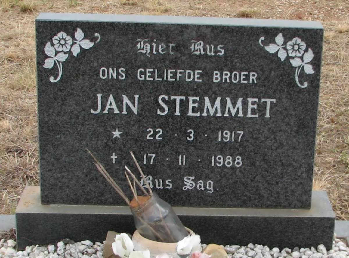 STEMMET Jan 1917-1988