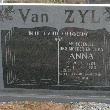ZYL Anna, van 1924-1993