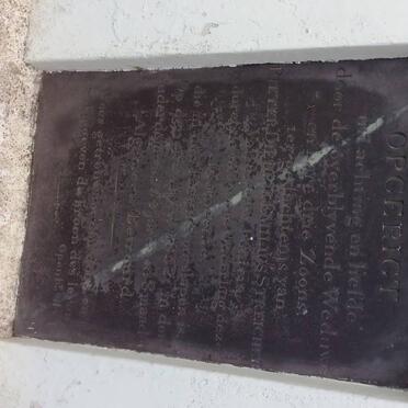 STREICHER Pieter Diedrik Emilius -1852