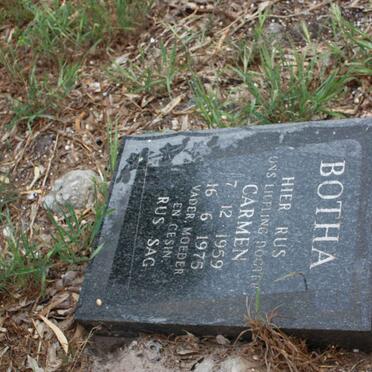 BOTHA Carmen 1959-1975