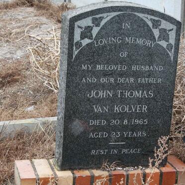 KOLVER John Thomas, van -1965