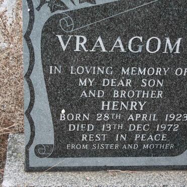 VRAAGOM Henry 1923-1972