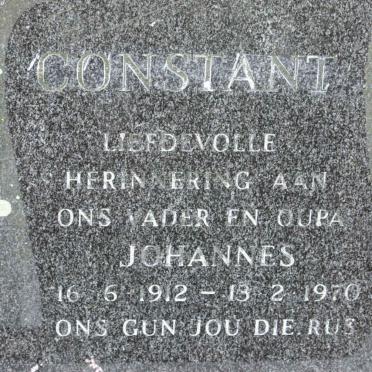 CONSTANT Johannes 1912-1970
