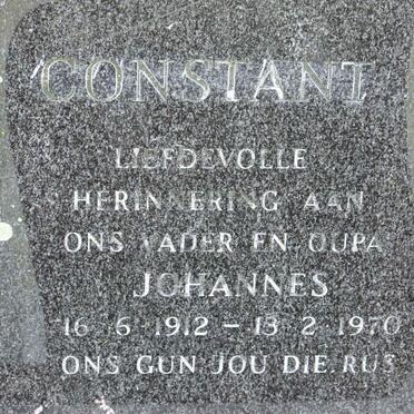 CONSTANT Johannes 1912-1970