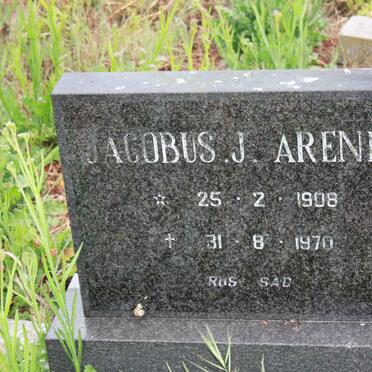 ARENDS Jacobus J. 1908-1970