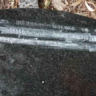 MACDONALD Johanna -1967