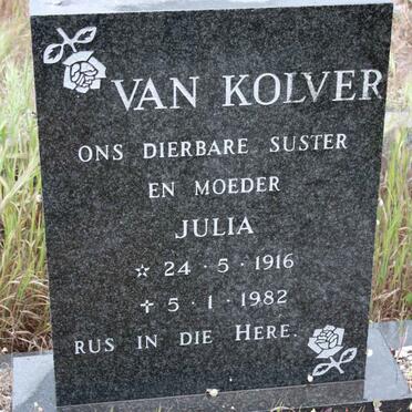 KOLVER Julia, van 1916-1982