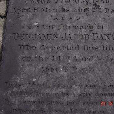 DANTU Benjamin Jacob -1871