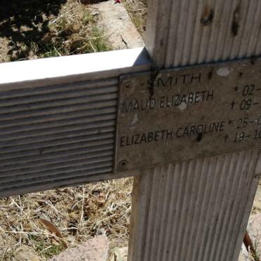 SMITH Maud Elizabeth 1930-1933 :: SMITH Elizabeth Caroline 1942-2003
