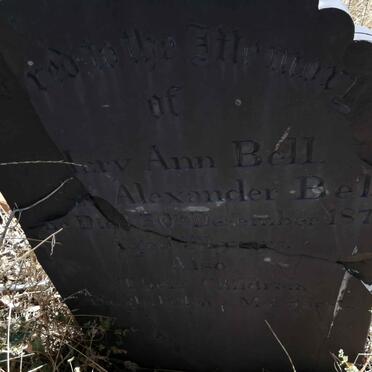 BELL Mary Ann -1872