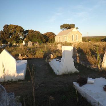 Western Cape, STILBAAI, Melkhoutfontein, St. Augustine's church, cemetery