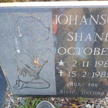 OCTOBER Johanson Shane 1983-1985