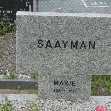 SAAYMAN Marie 1903-1976