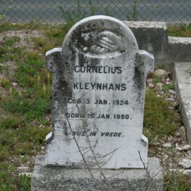 KLEYNHANS Cornelius 1924-1950