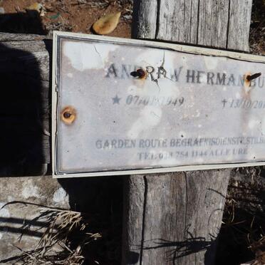 BUYS Andrew Herman 1949-2012