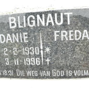 BLIGNAUT Danie 1930-1996 &amp; Freda