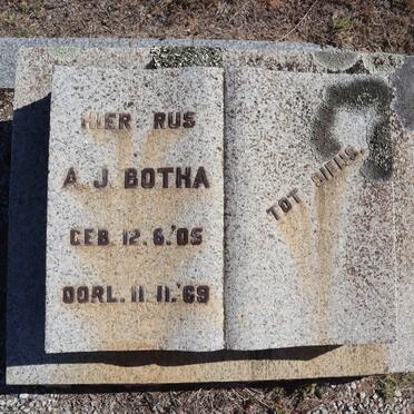 BOTHA A.J. 1905-1969