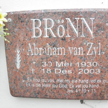 BRŐNN Abraham van Zyl 1930-2003