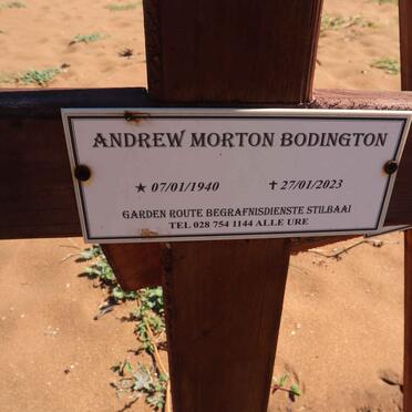 BODINGTON Andrew Morton 1940-2023