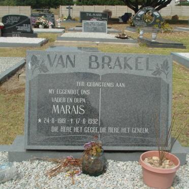 BRAKEL Marais, van 1919-1992