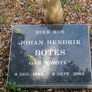 BOTES Johan Hendrik 1944-2003