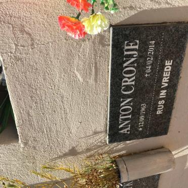 CRONJE Anton 1963-2014